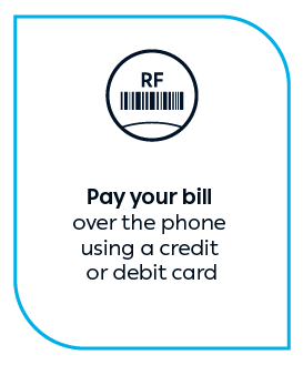 Pay your bill over the phone